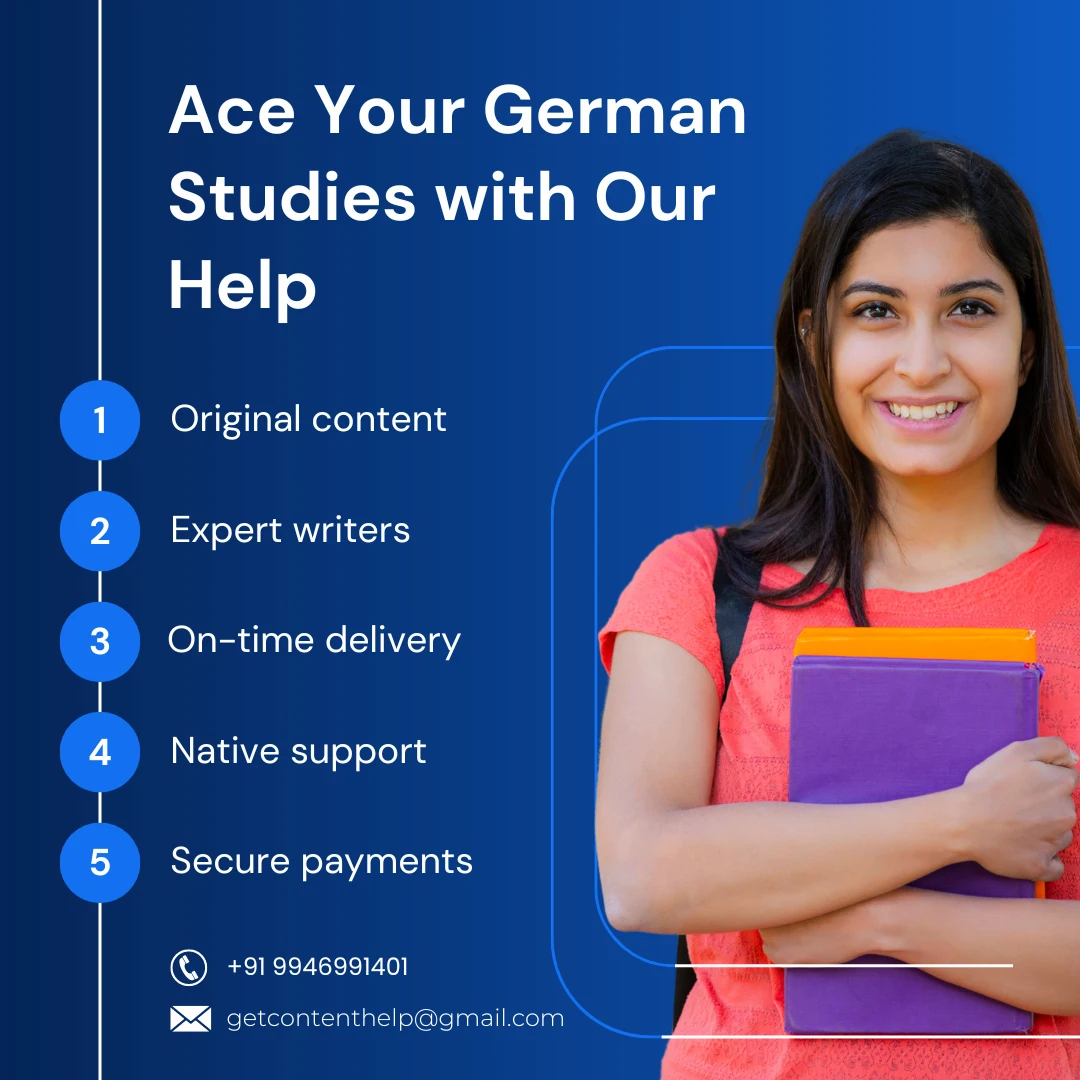 We provide professional assignment help germany at an affordable price